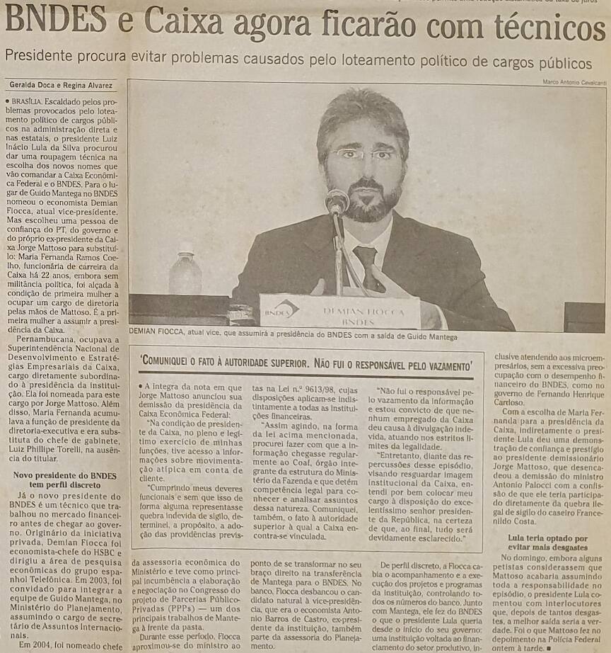 Demian Fiocca O Globo